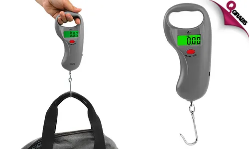 2-in-1 Portable Electronic Weighing Scale!